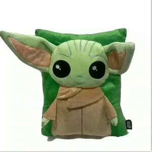 Star Wars Mandalorian Baby Yoda Toy Plush Bed Travel Car Security Pillow NWT